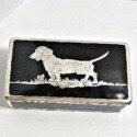 Antique Dachshund Glass-GLS-2163