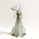 Vintage Poodle Glass Figurine-GLS-2168