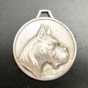 Vintage Boxer Dog Silver Jewelry-JWL-2137B