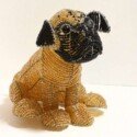 Vintage Boxer Dog Figurine-JWL-2219
