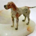 Antique Pointer Dog Bronze Tobacciana-KIT-2116