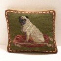 Vintage Pug Textile Needlework-NWRK-2139