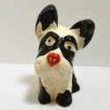Vintage Scottish Terrier Figurine-POT-2124C