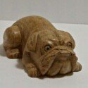 Vintage Bulldog Wood-WOOD-2119B
