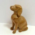 Vintage Spaniel Figurine-WOOD-2121